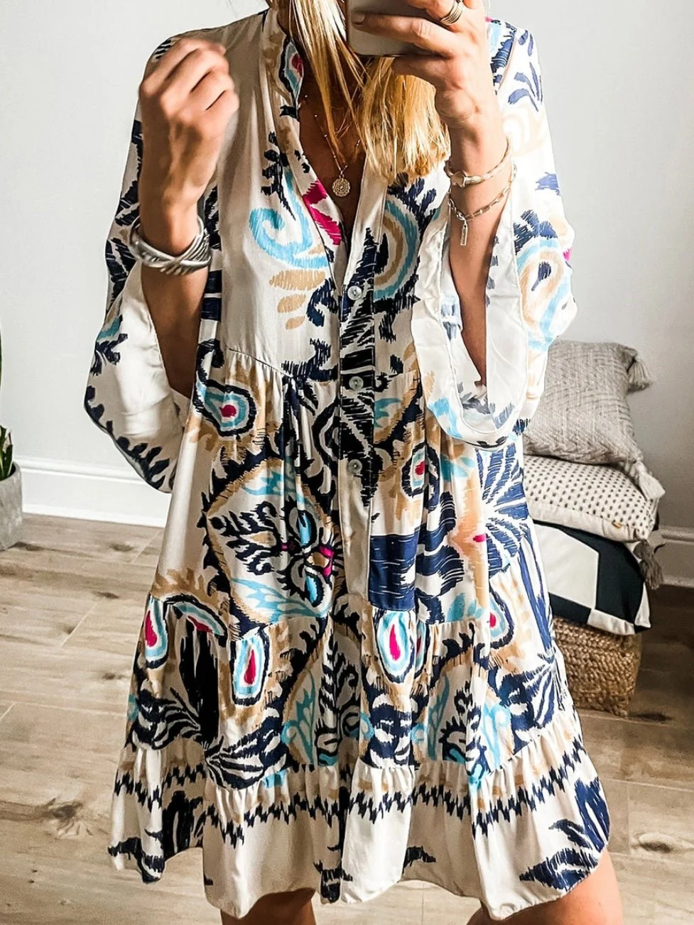 Boho Destination Tunic Dress - Image 4