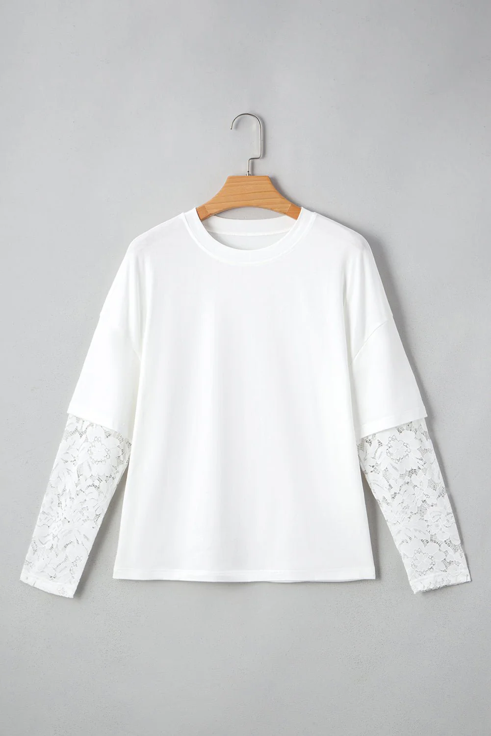 White Lace Whisper Tee - Image 4