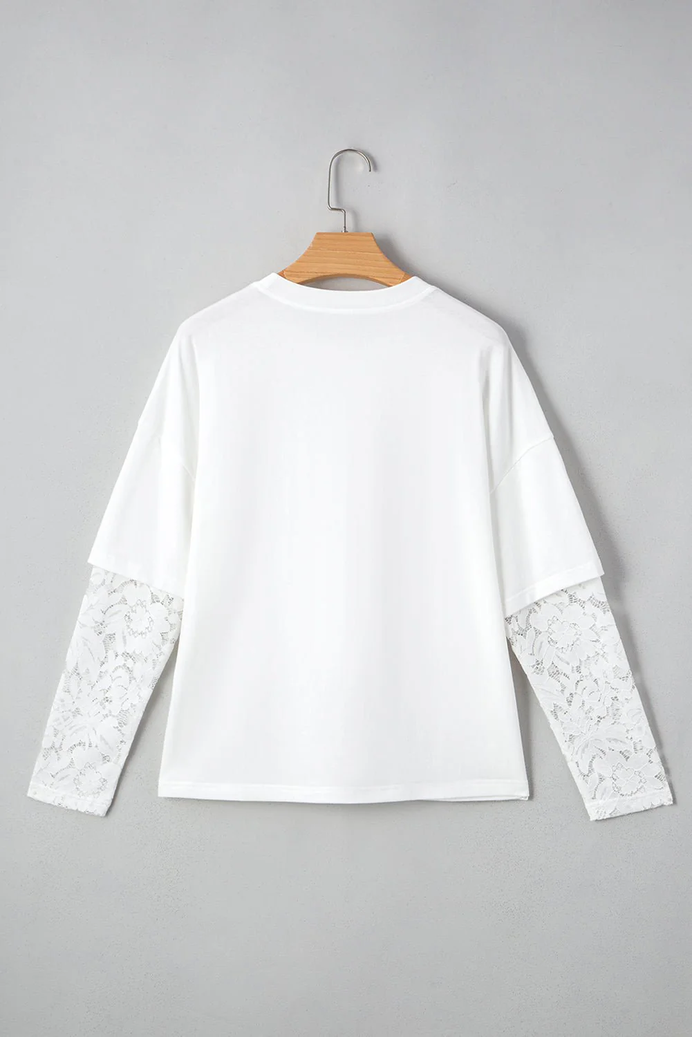 White Lace Whisper Tee - Image 5