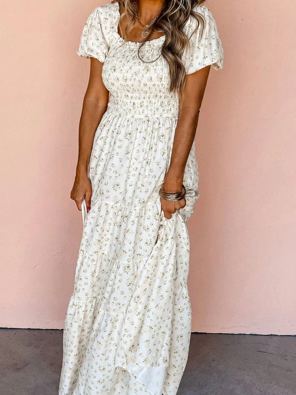 White Fields Maxi Dress - Image 4