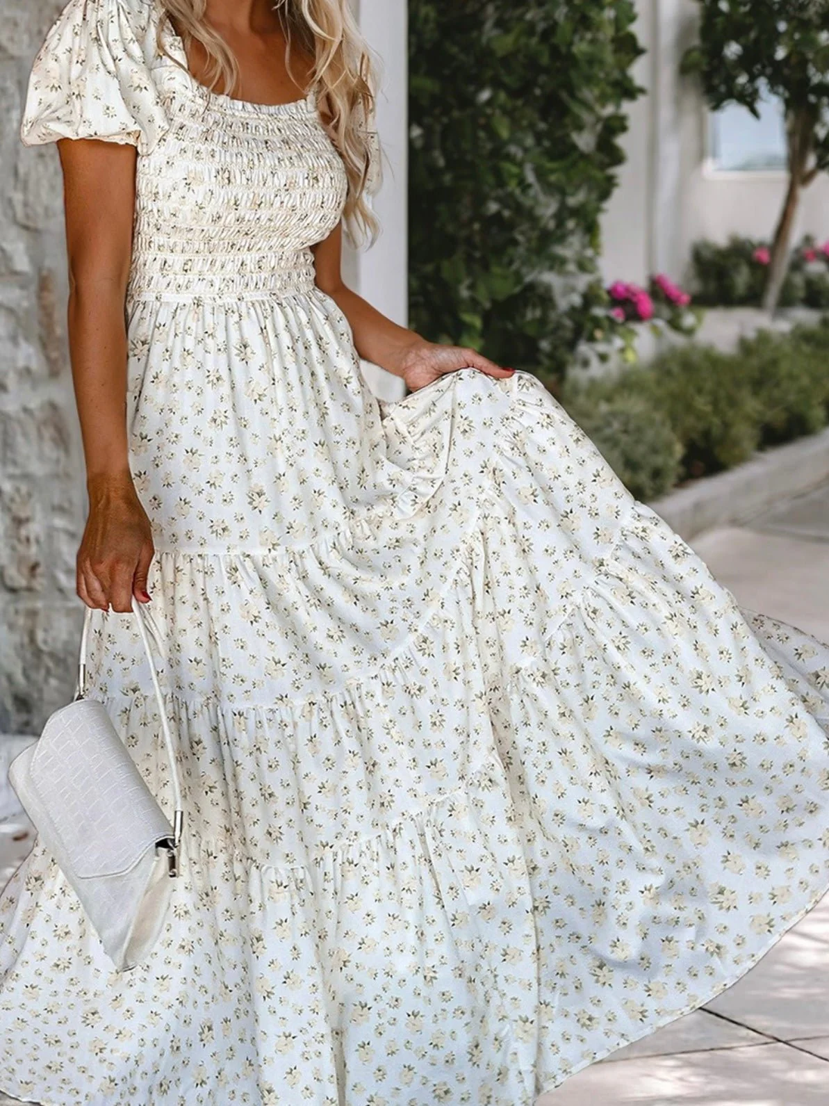 White Fields Maxi Dress - Image 5