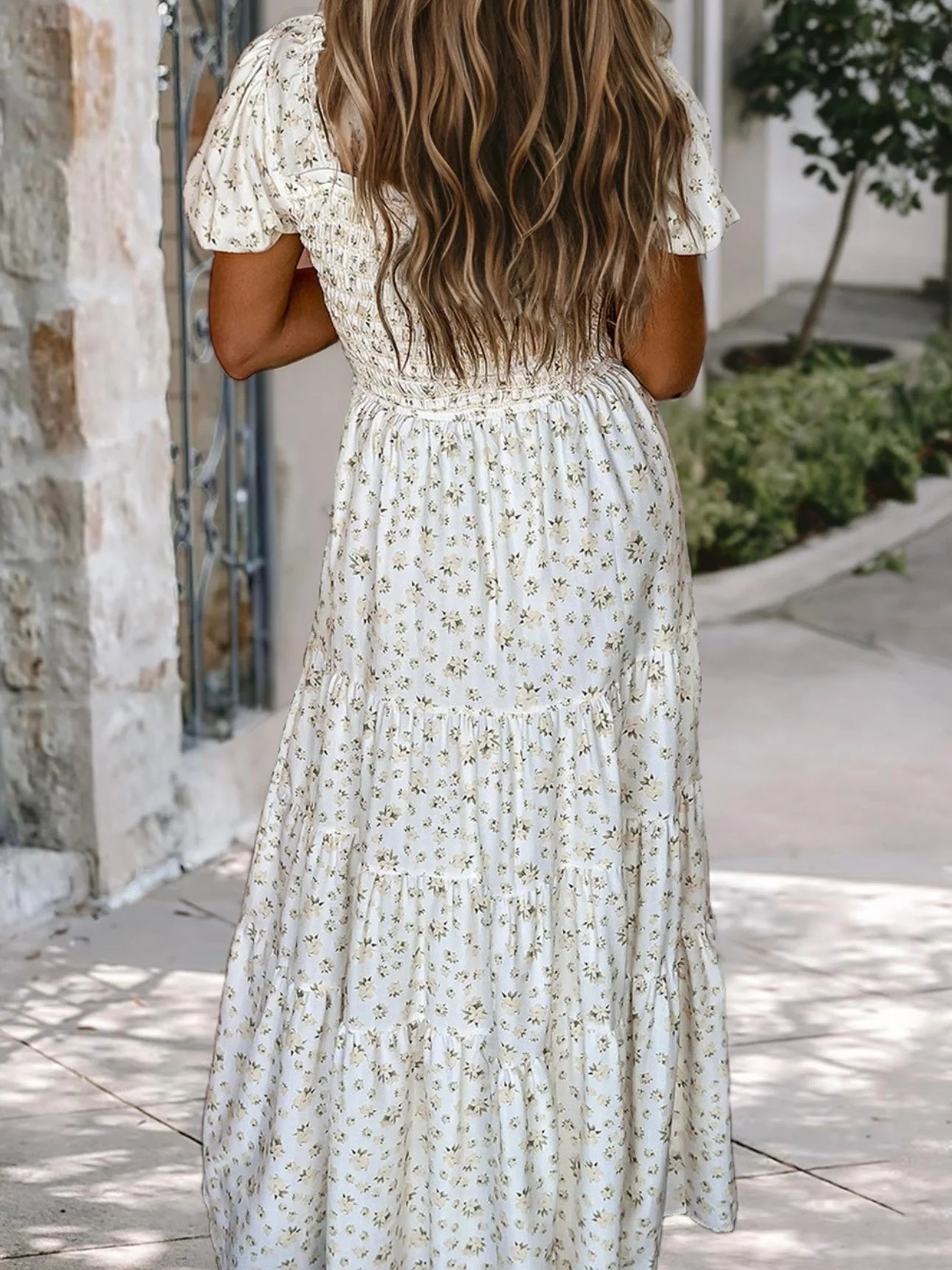 White Fields Maxi Dress - Image 7