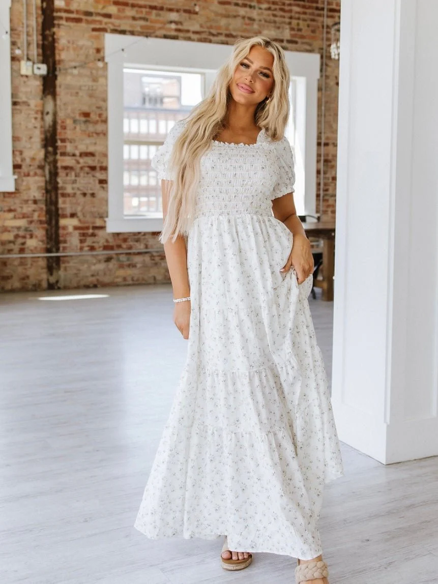 White Fields Maxi Dress - Image 12
