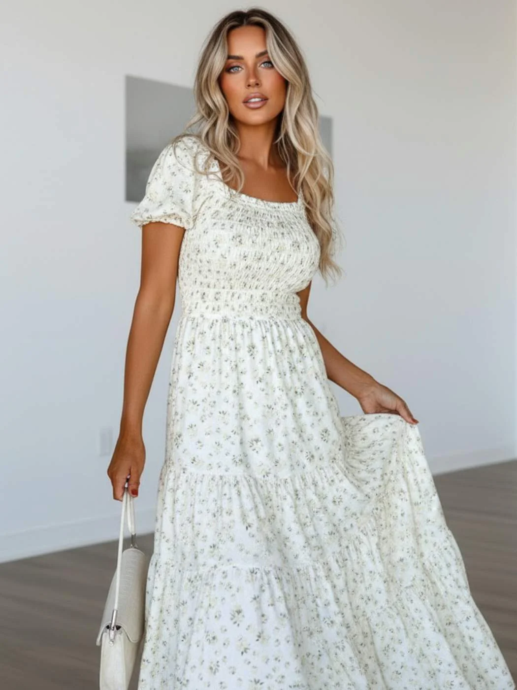 White Fields Maxi Dress - Image 4