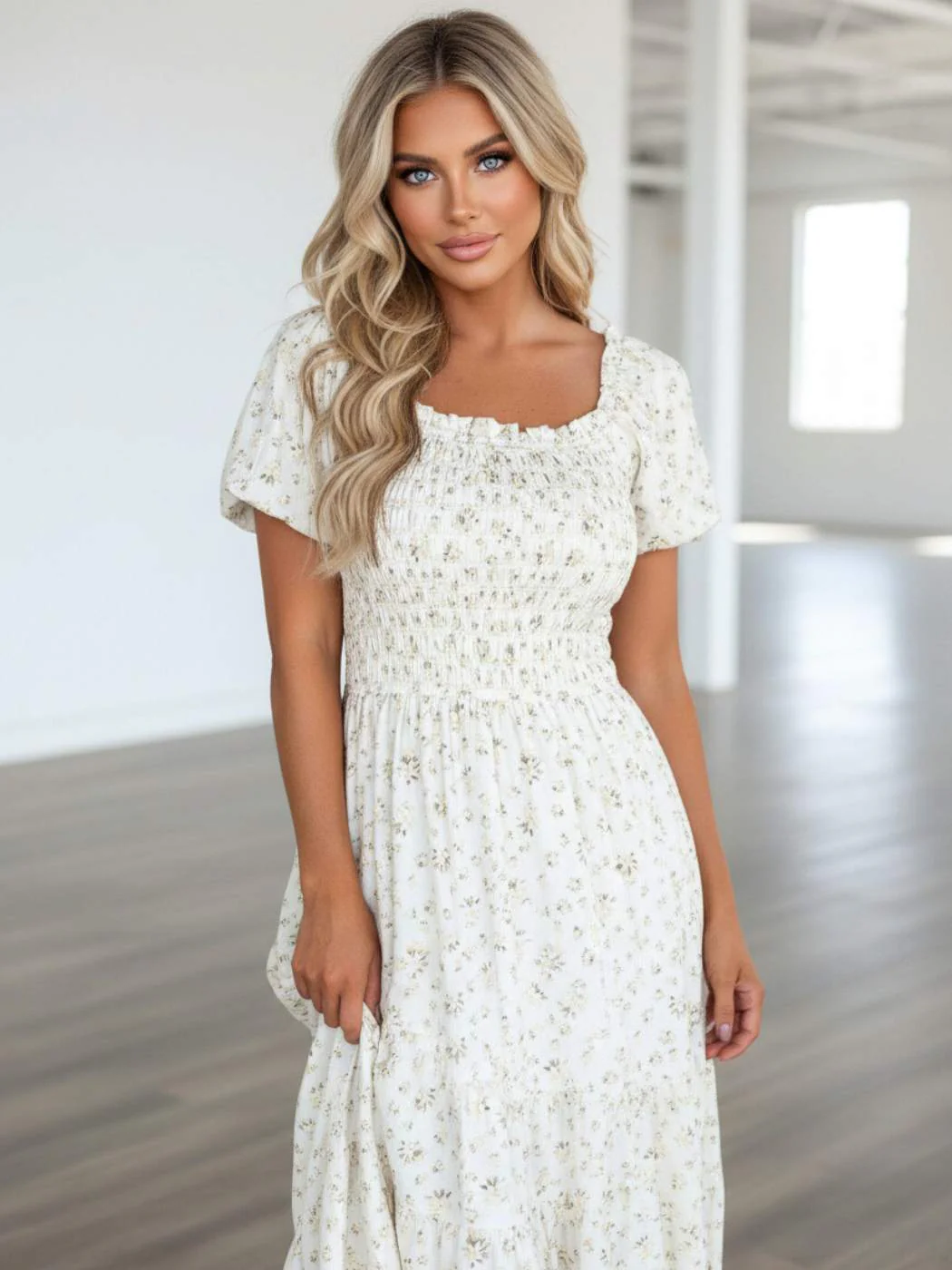 White Fields Maxi Dress - Image 8
