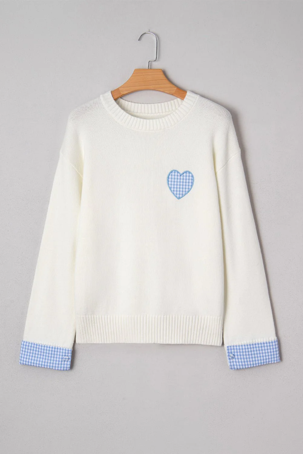 Blue Heart Charm Sweater - Image 10