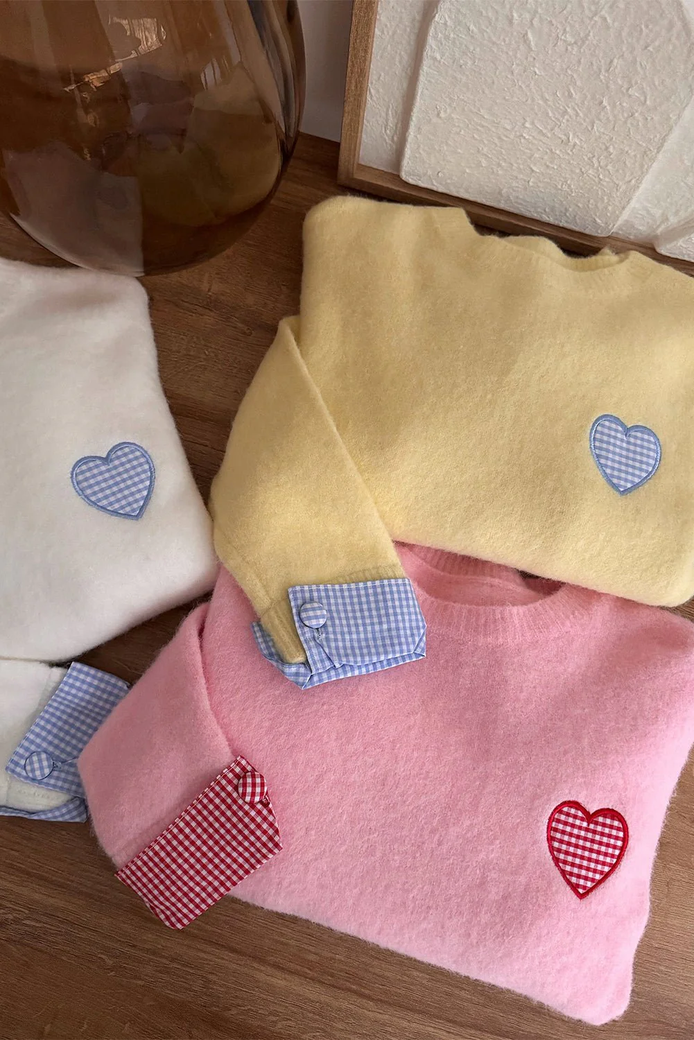 Blue Heart Charm Sweater - Image 11