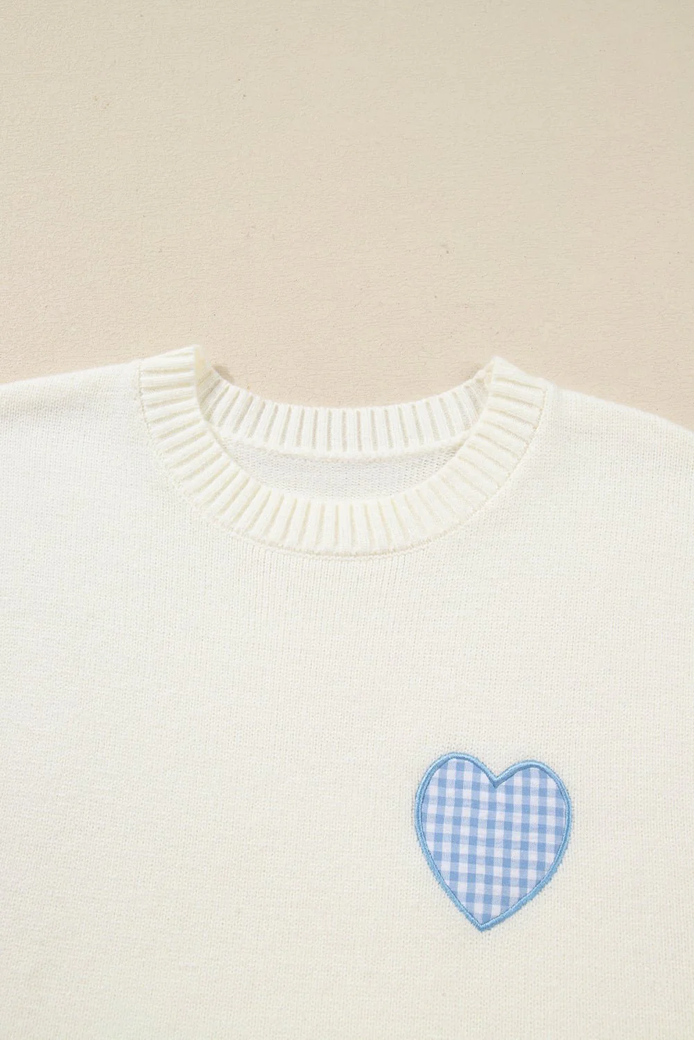 Blue Heart Charm Sweater - Image 3