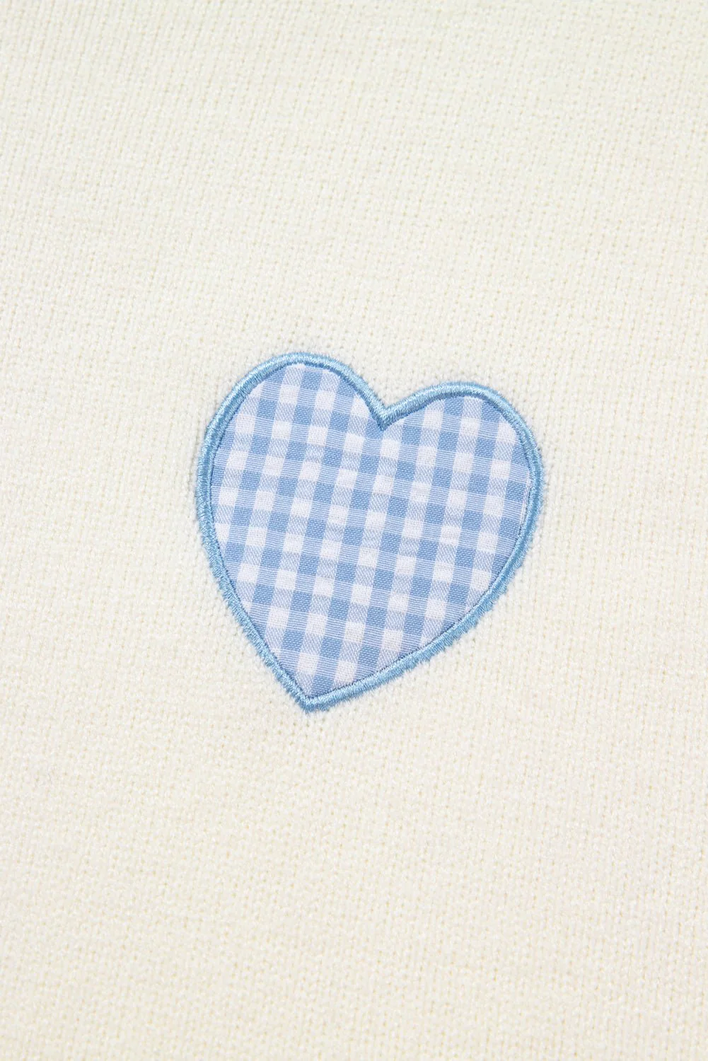 Blue Heart Charm Sweater - Image 4