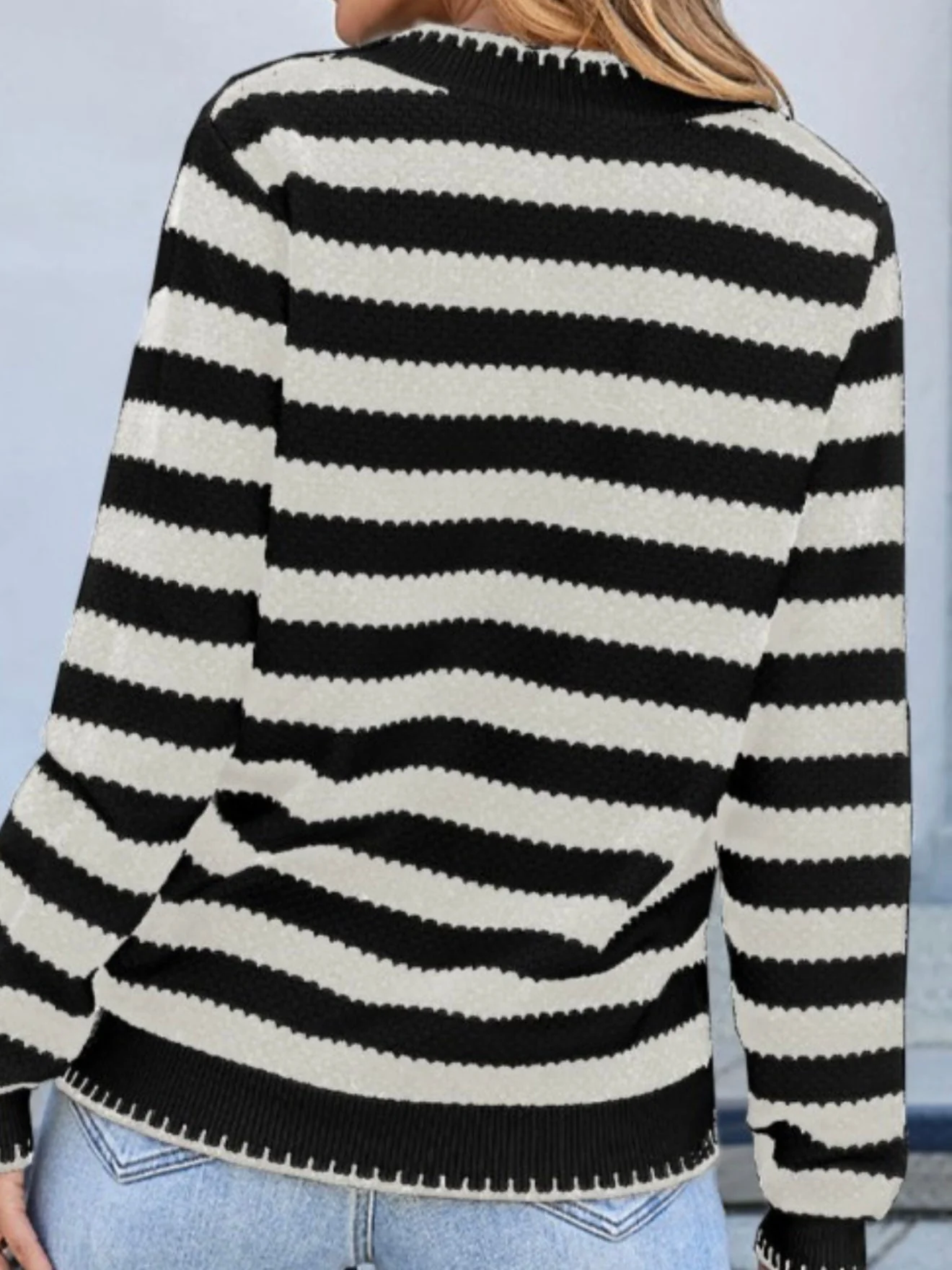 Chic Noir Cardigan - Image 3