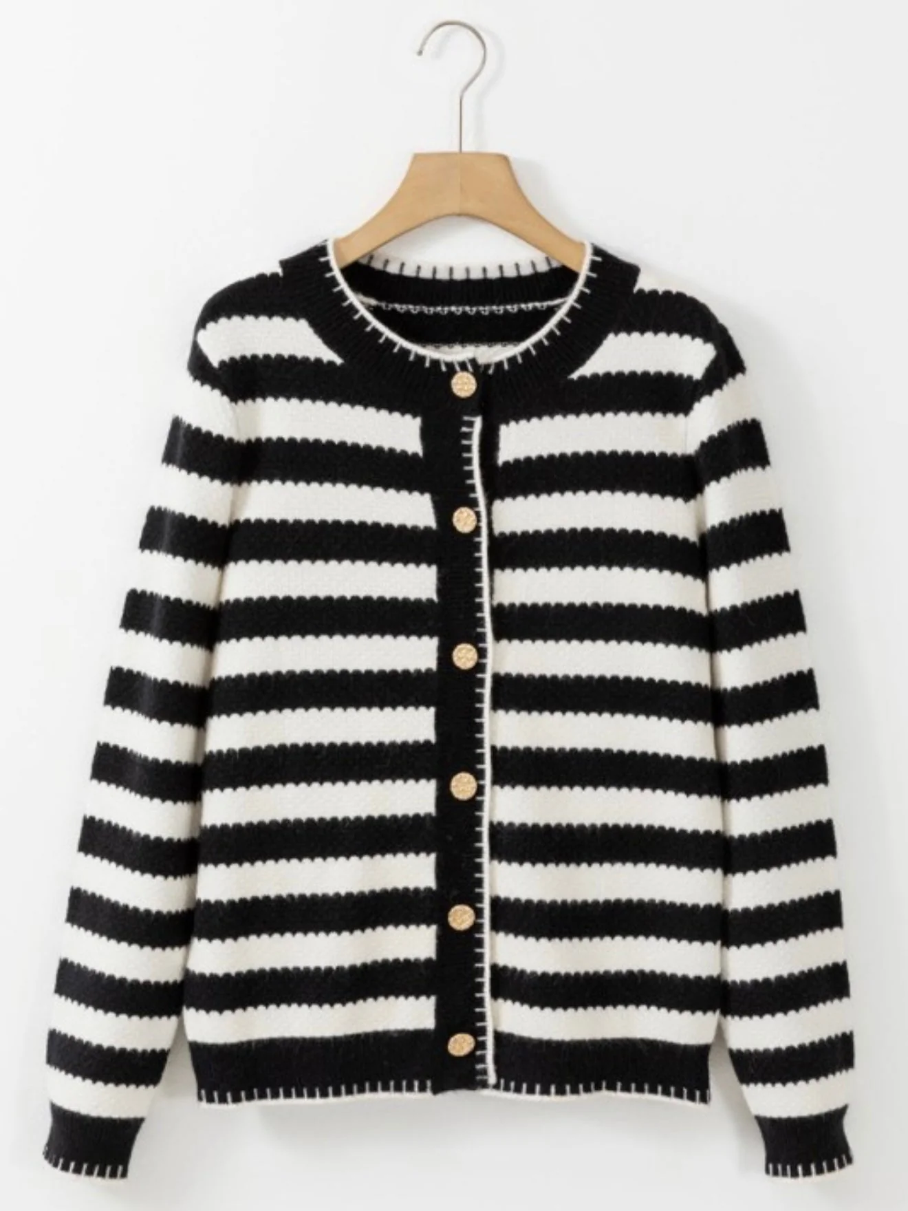 Chic Noir Cardigan - Image 4