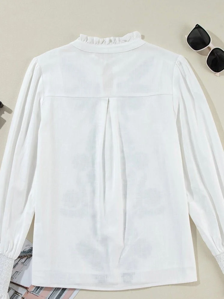White to Black Embroider Top - Image 8